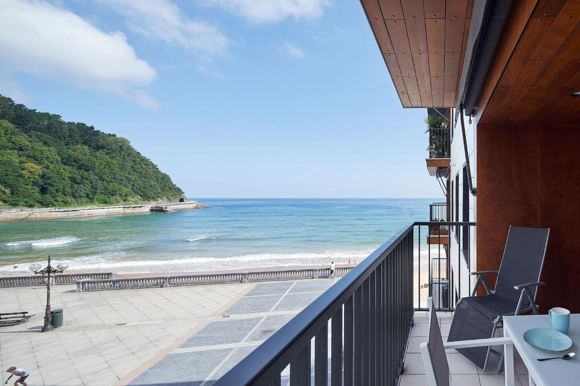Earra - Narros Beach - Vistas Al Mar, 1 Min Centro Zarautz Kültér fotó